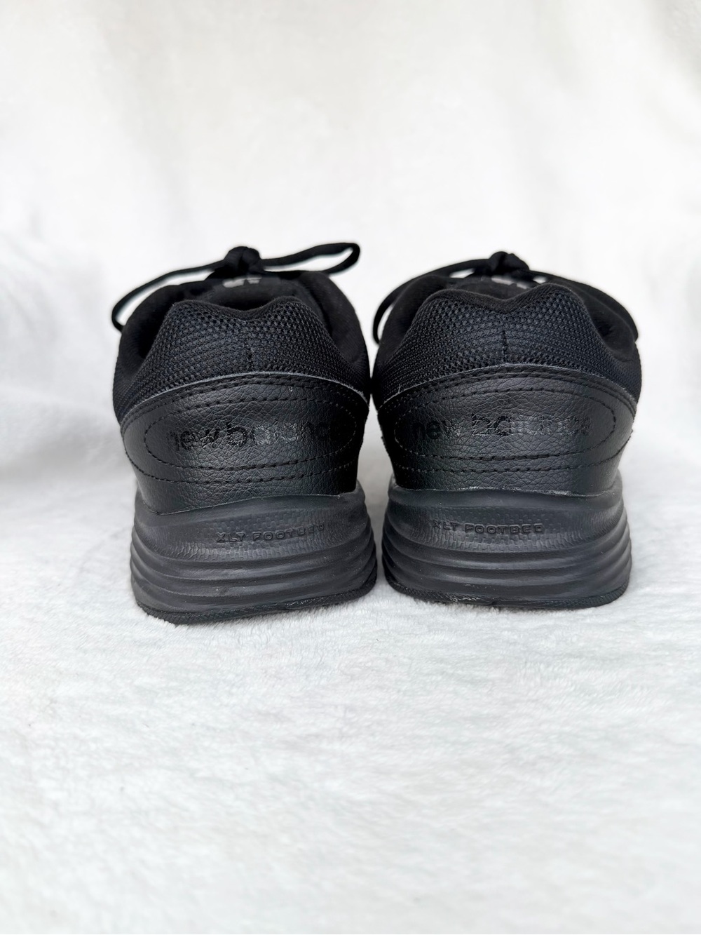 New Balance Womens 575 Athletic Shoes Size 10 Black Leather WW575BL2 Walking - Picture 4 of 9